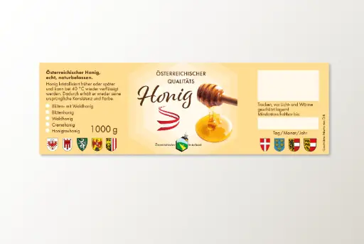 Österreichische Honigetiketten (500 Stk.) 